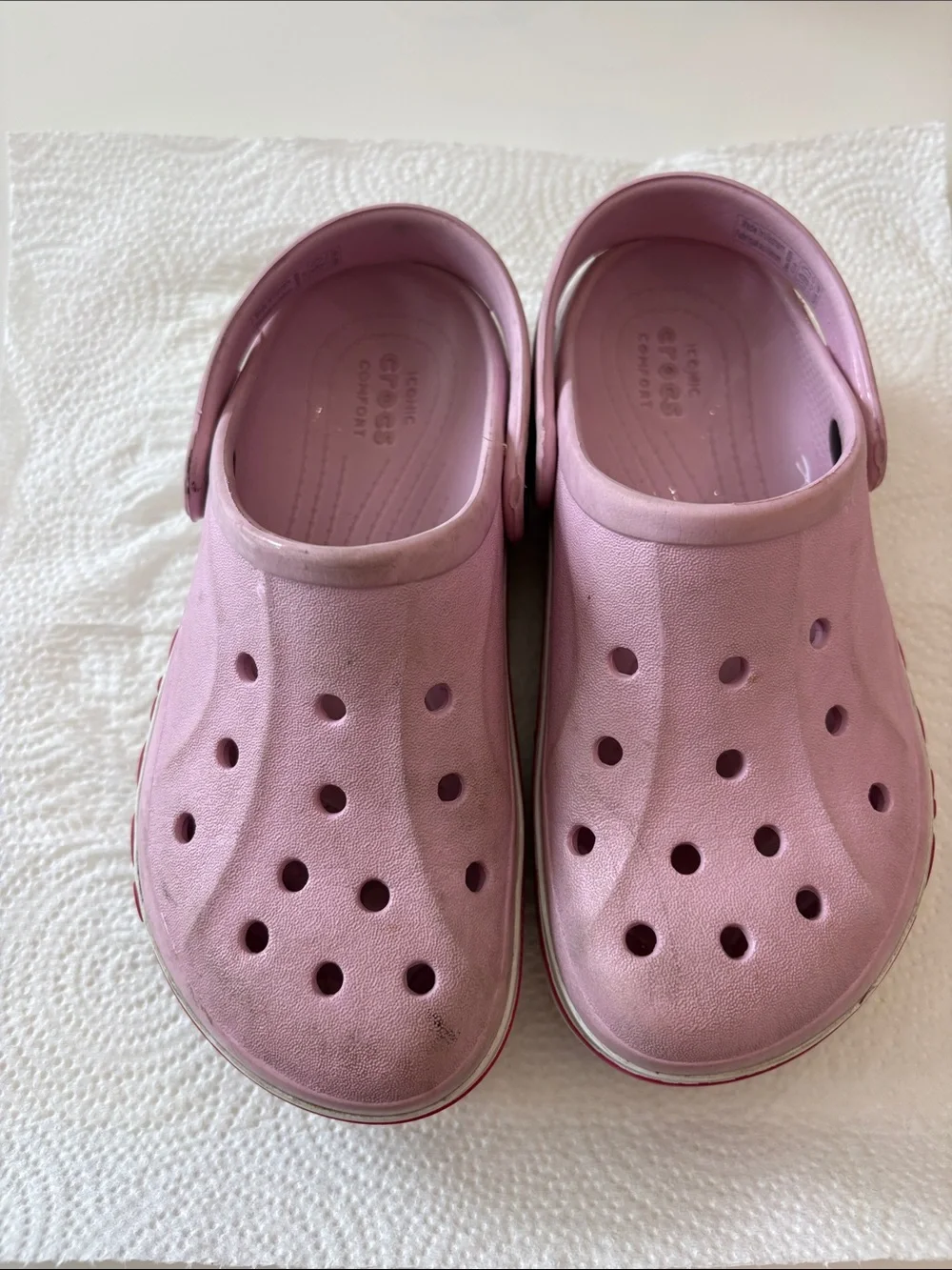 CROCS Bayaband Clog in “Ballerina Pink/Candy Pink” Size C12